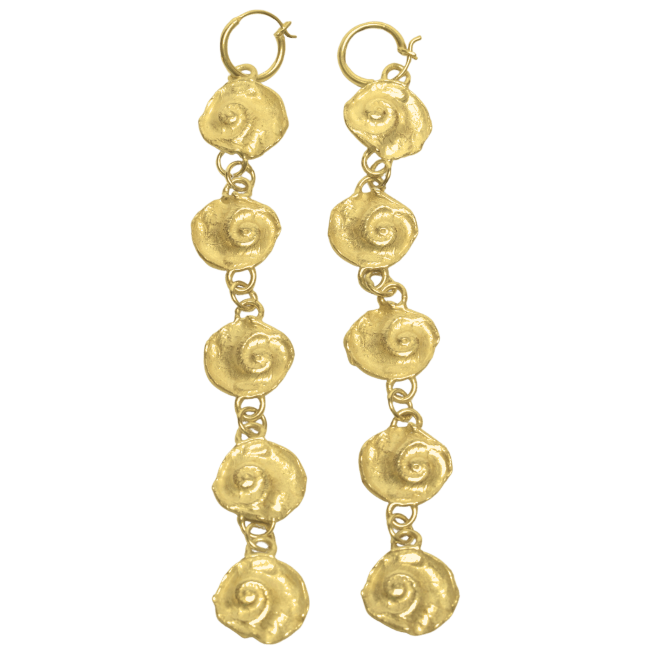 Shell chain earrings